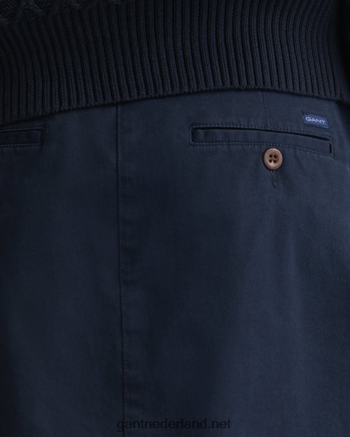 GANT vrouwen marinier slim fit klassieke chino rok R48460653