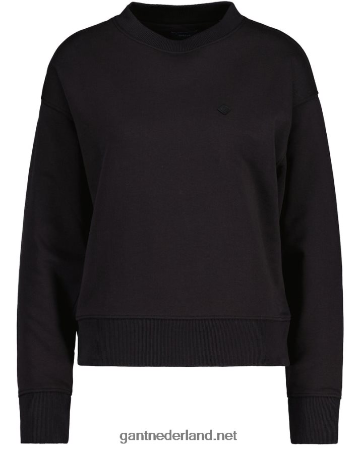 GANT vrouwen ebbenhout zwart icon g essentieel sweatshirt met ronde hals R48460717