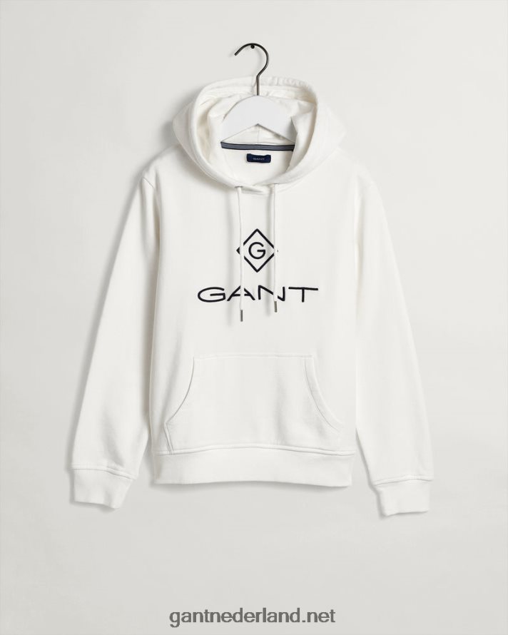 GANT vrouwen eierschaal sweatshirt met logo-sweatshirt R48460728
