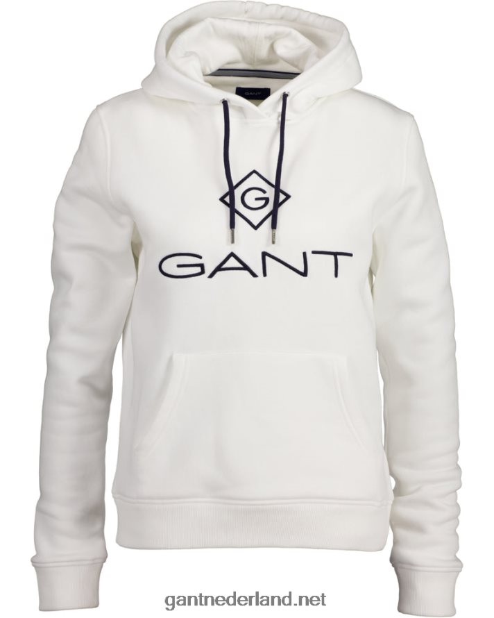 GANT vrouwen eierschaal sweatshirt met logo-sweatshirt R48460728