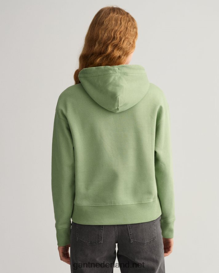 GANT vrouwen eucalyptus groen icon g essentiële hoodie R48460716