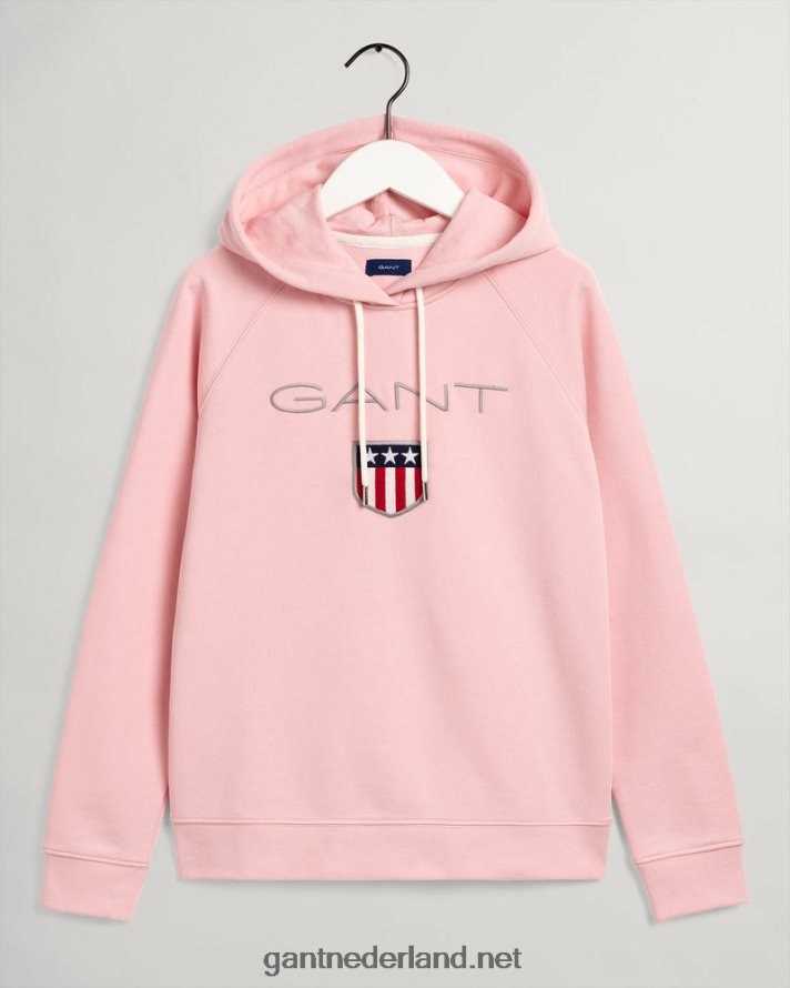GANT vrouwen preppy roze sweatshirt met schild voor dames R48460729